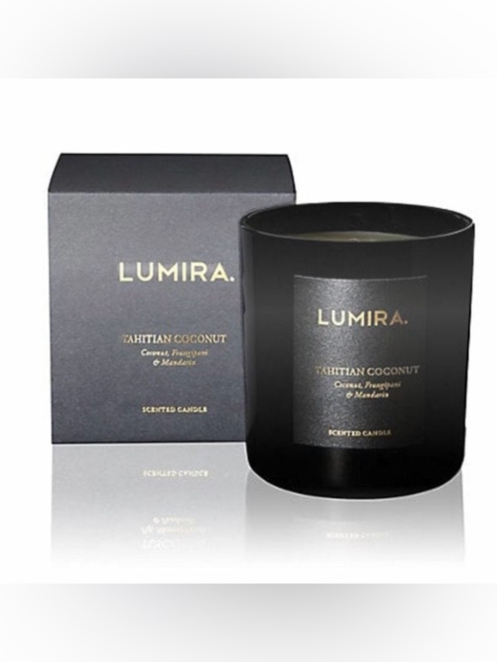 LUMIRA Luxury Tahitian Coconut Scented Candle 🥥 10.6 Oz.